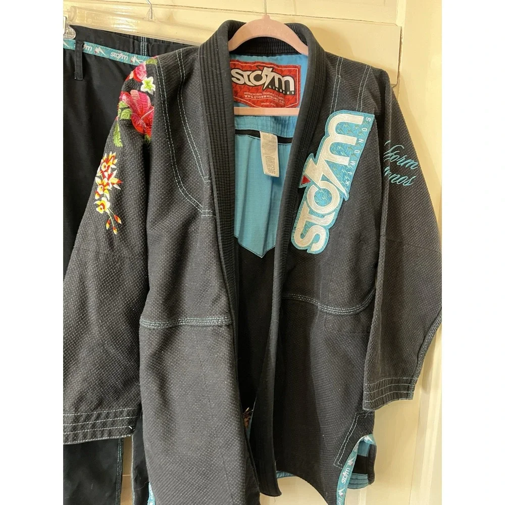 Storm Kimonos Jiu Jitsu Eden Black F4 Gi Complete With Pants